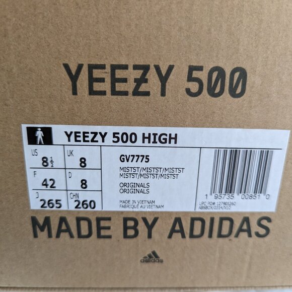 Adidas Yeezy Boost 500 High Mist Sneakers - Picture 9 of 10